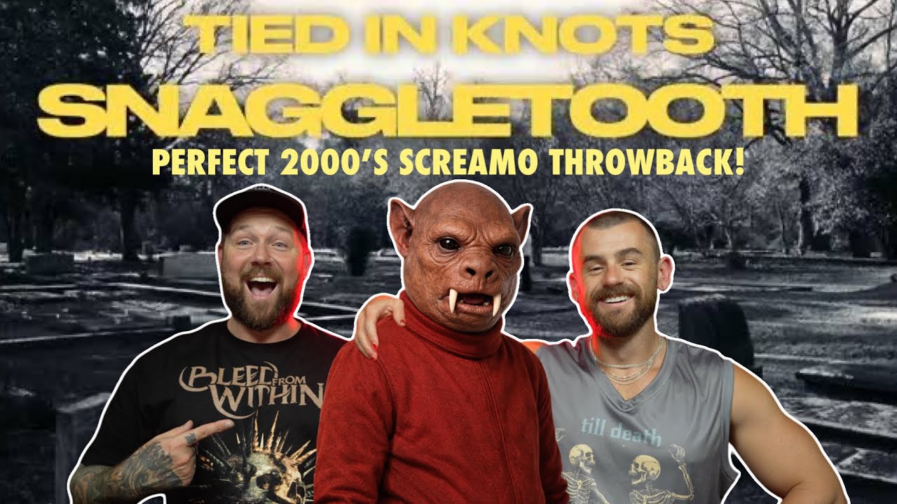 Группа TIED IN KNOTS снова отличилась! «Snaggletooth» | Реакция Ната и Джонни