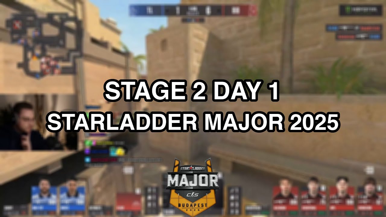 Ohnepixel | STARLADDER BUDAPEST MAJOR 2025 | STAGE 2 DAY 1 | FULL VOD