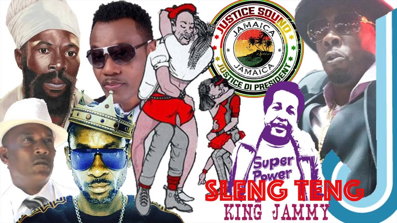 Sleng Teng Riddim |Justice Sound| Reggae Dancehall Mix (((Raw)))