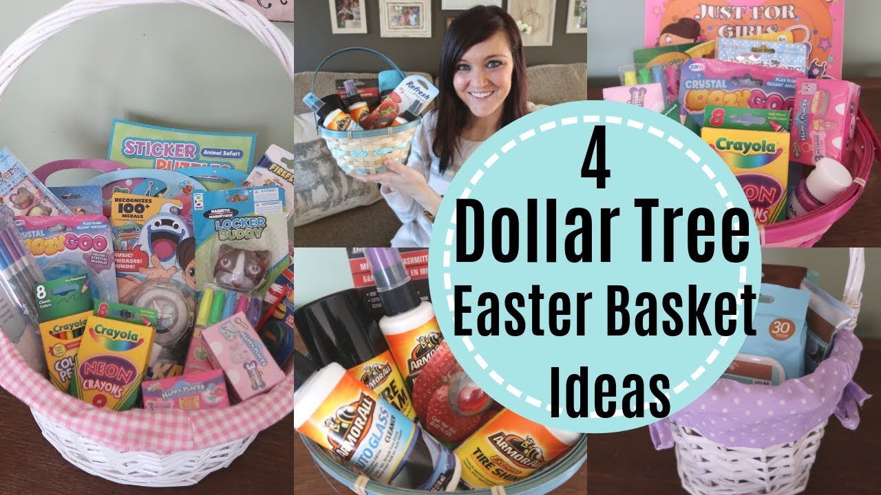 DOLLAR TREE EASTER BASKETS | EASTER BASKETS UNDER $20 | BUDGET FRIENDLY | NAME BRAND PRODUCTS