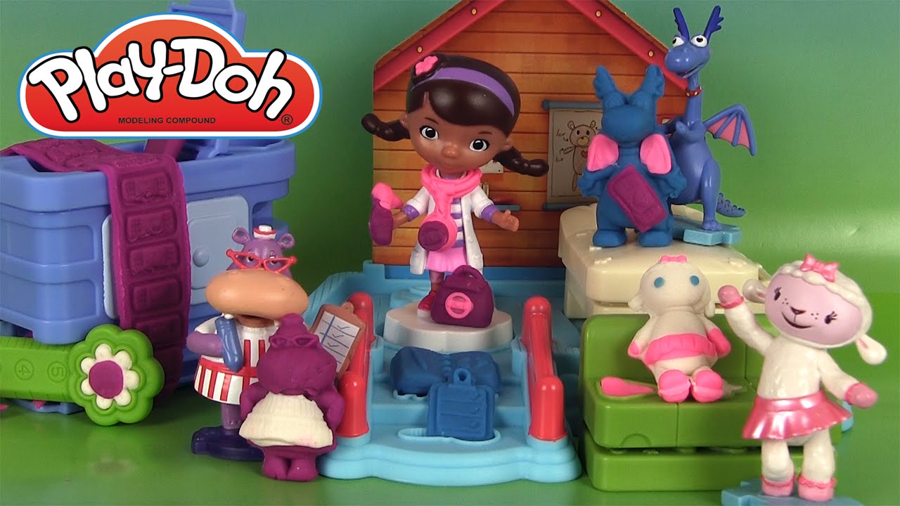 Docteur la Peluche Pâte à modeler Clinique du docteur Play Doh Doc McStuffins Clinic Playset