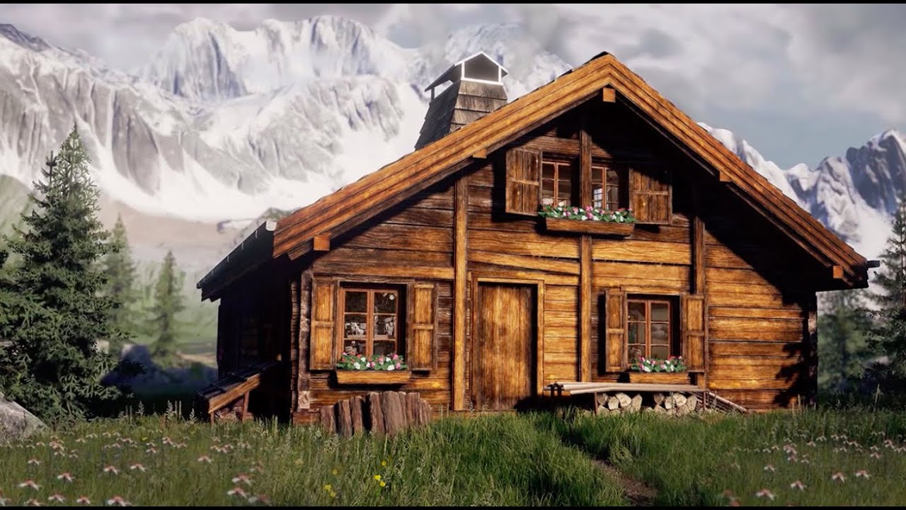 Alpine Lodge in Summer (Ambience)