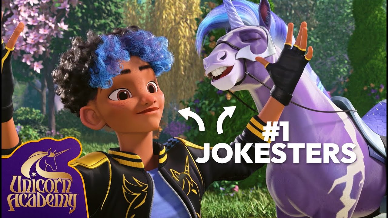 THE BIGGEST PRANKSTER AT UNICORN ACADEMY | Meet the Riders | Cartoons for Kids