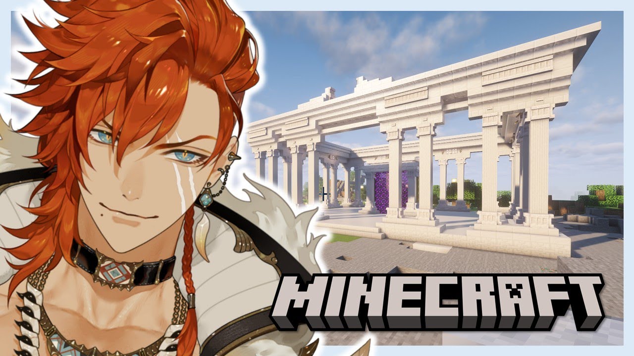 【MINECRAFT】 finishing up on the avallum station 2nd anni monument! 🥳 - Ryzar Blazenfang【FSP EN】
