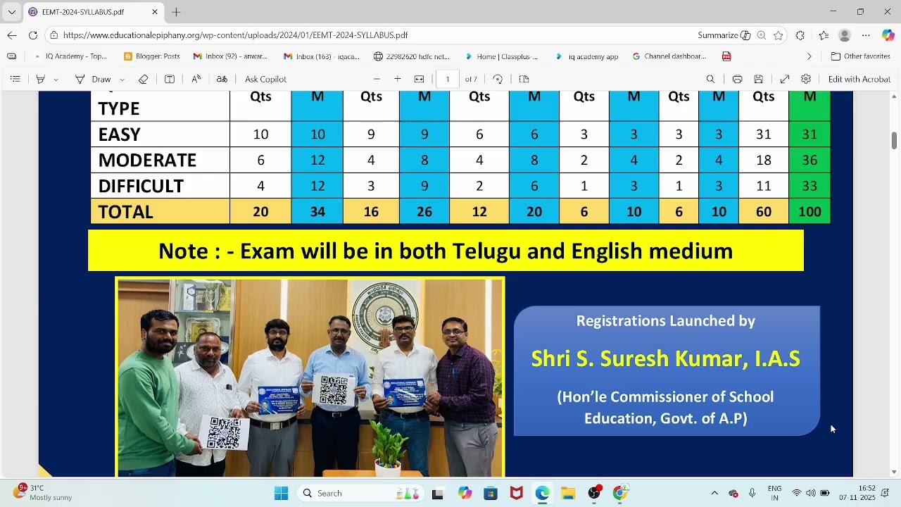 EEMT 2026 SCHOLARSHIP TEST FOR GOVT SCHOOL STUDENTS STUDYING 7TH AND 10TH CLASS
