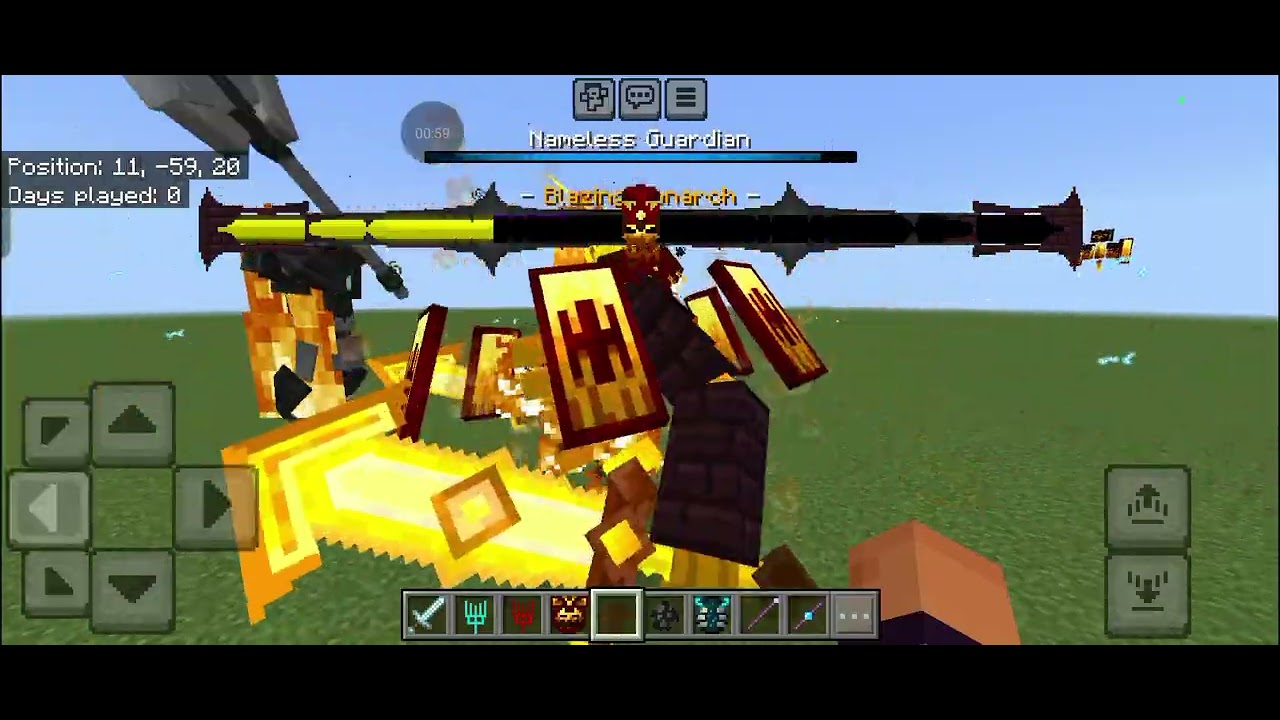 My update to Nameless Guardian phase2 700hp Minecraft bedrock 