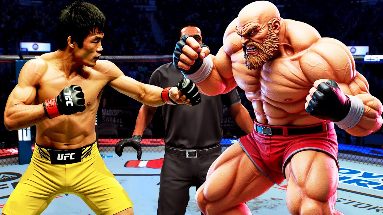 PRIME Bruce Lee vs. Power God Star |  EA Sports UFC 4