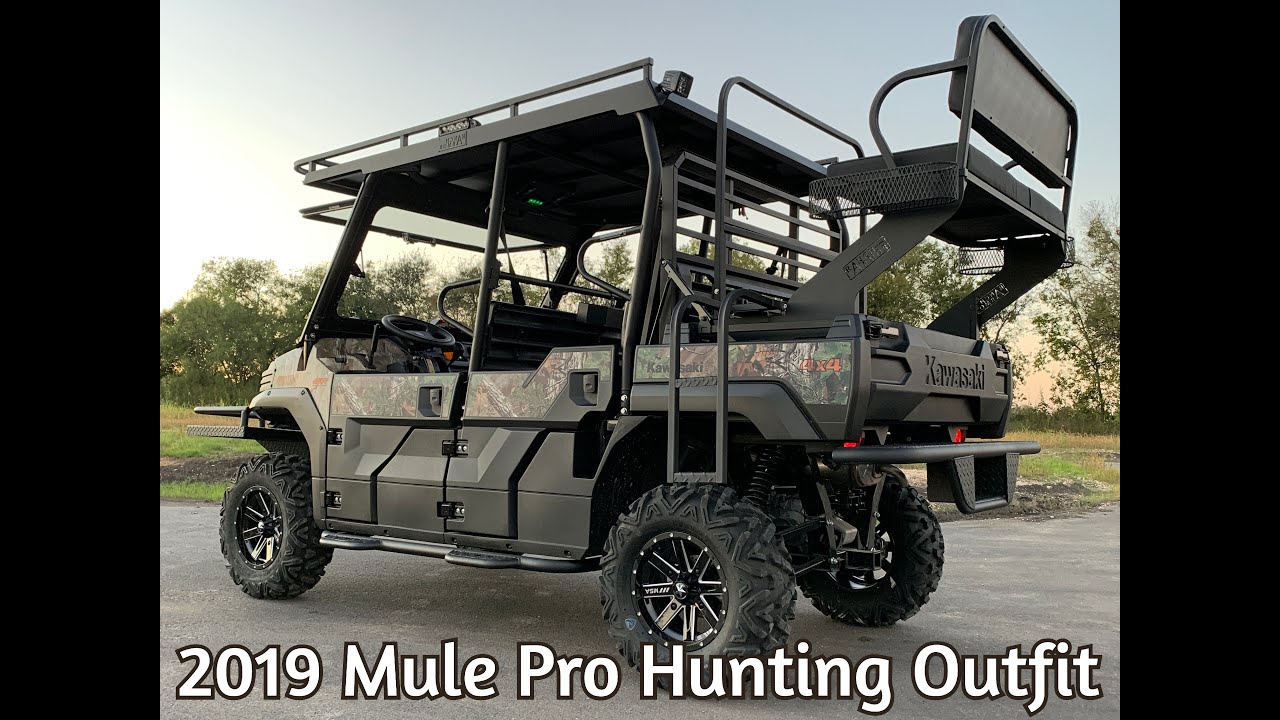 Kawasaki Mule Pro FXT Hunting Outfit Featuring Ranch Armor UTV Accessories