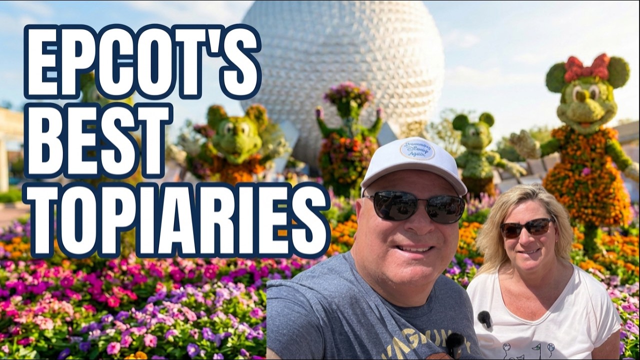 EPCOT 2026 Topiary Tour | Flower & Garden Festival's Most Amazing Pieces
