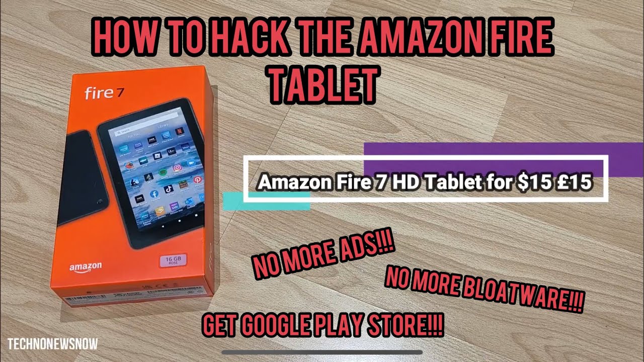 Как получить планшет Amazon Fire 7 HD за 15 долларов и 15 фунтов стерлингов и как взломать планше...