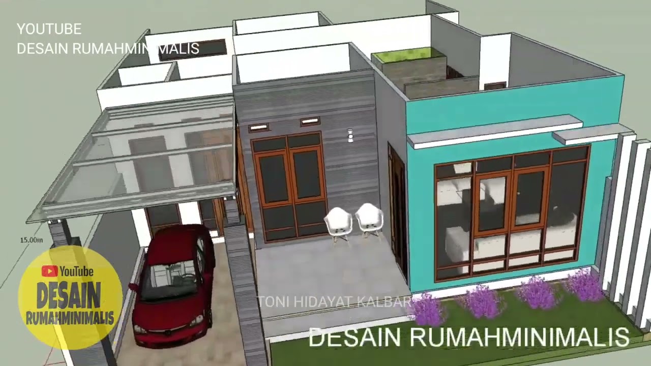 DESAIN RUMAHMINIMALIS 10X15 METER