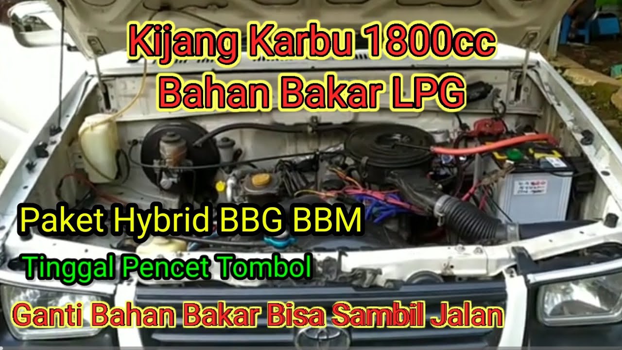 Kijang 1800cc Karbu Bahan Bakar Gas ||  Paket Hybrid Elektrik || BBM / BBG Tinggal Pencet Tombol 23