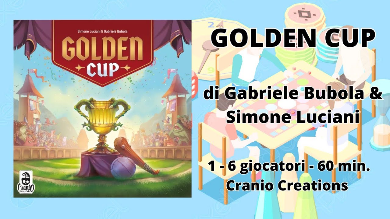Golden Cup (gioco da tavolo) - Tutorial italiano multigiocatore e automa