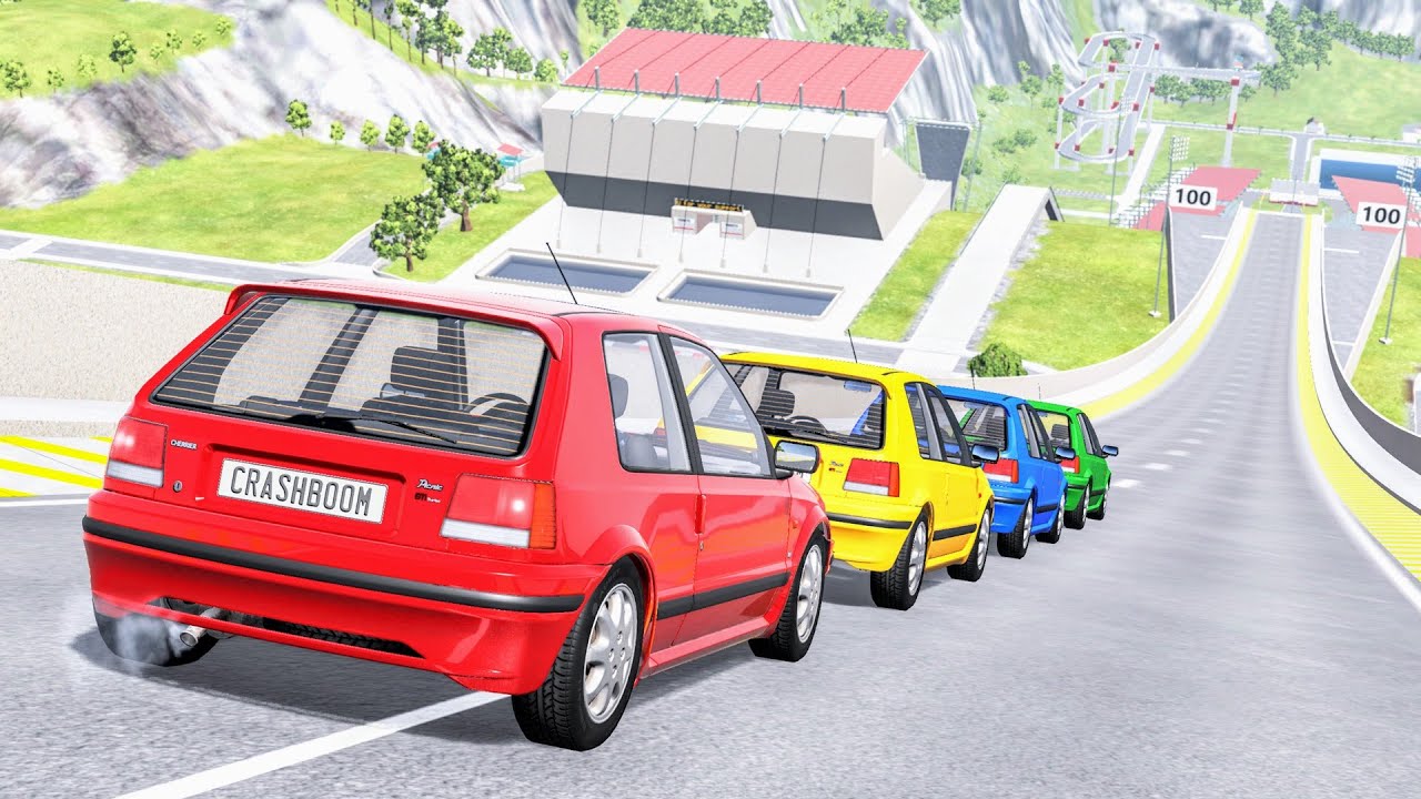 Epic High Speed Car Jumps #173 – BeamNG Drive | CrashBoomPunk