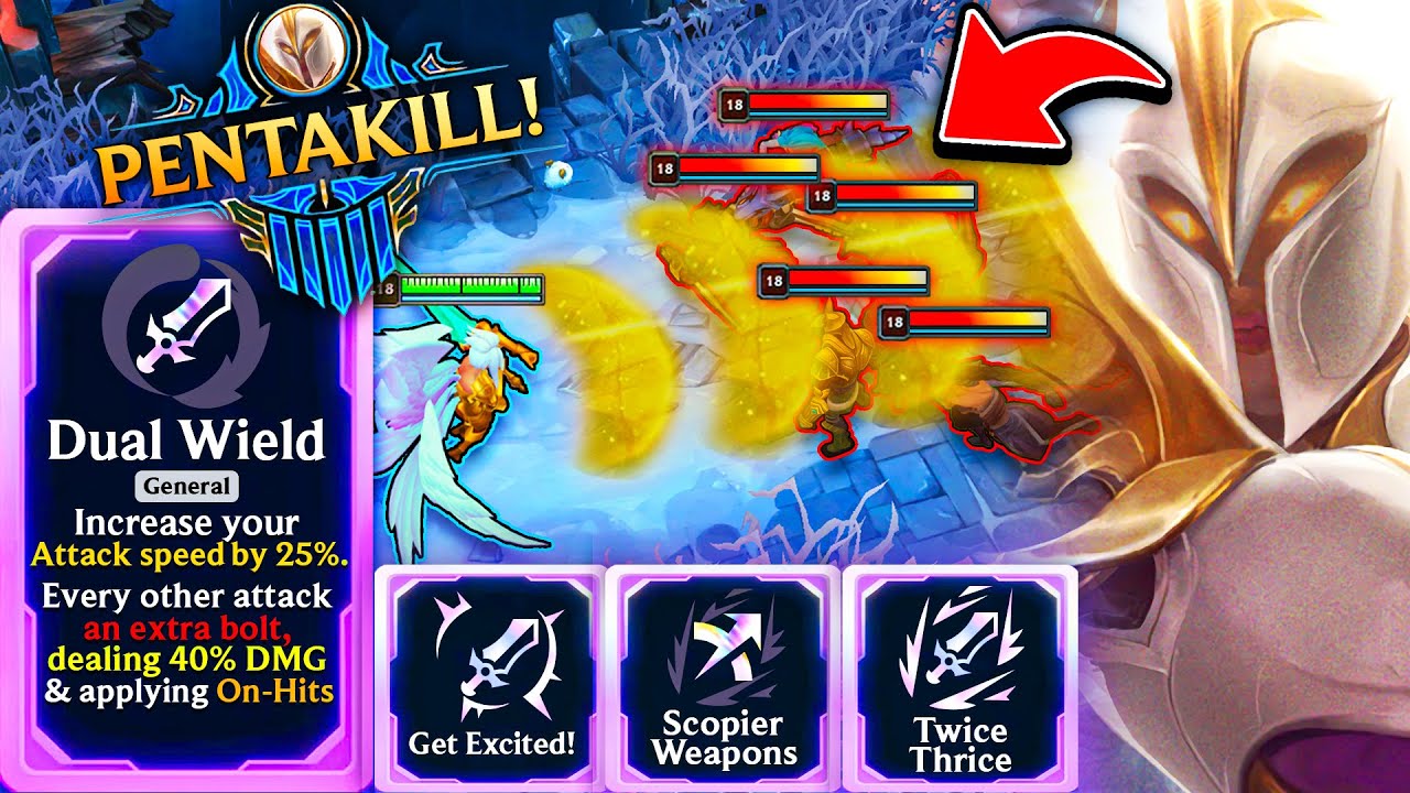 When Kayle Gets PERFECT Augments in Aram Mayhem... (PENTAKILL!)