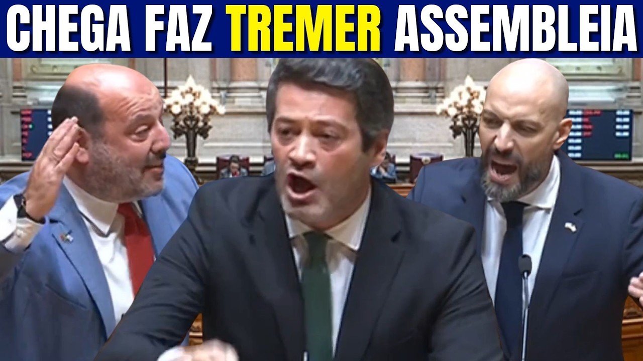 DEPUTADOS DO CHEGA FAZEM TREMER ASSEMBLEIA DA REP&Uacute;BLICA