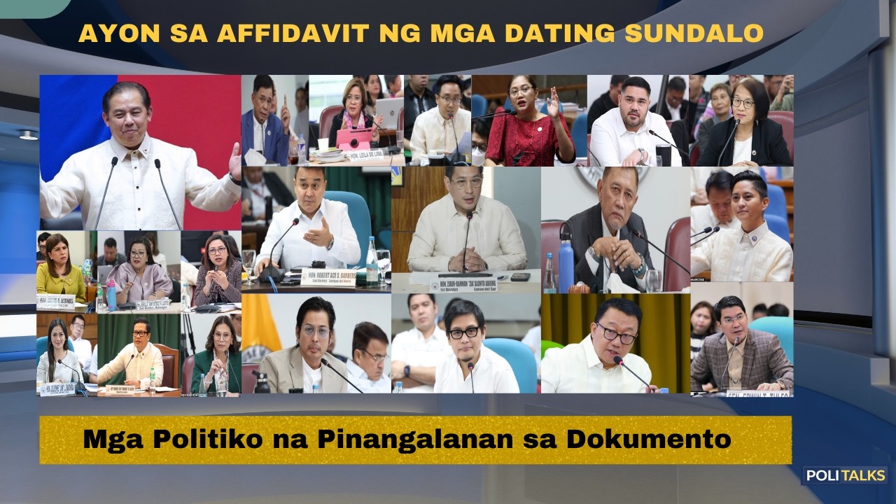 Mga Politiko Pinangalanan sa Affidavit