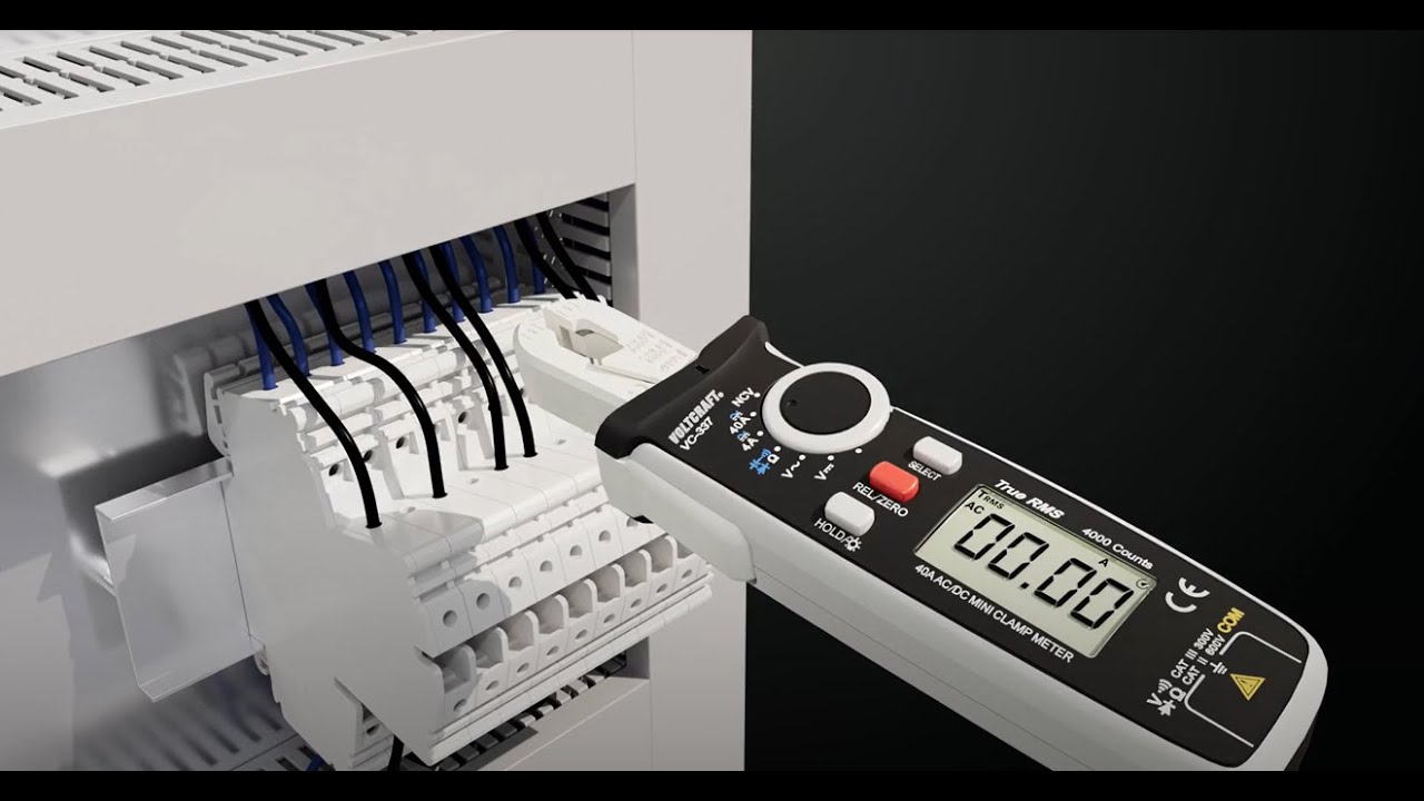 VOLTCRAFT Current Clamp VC-337 - for switch cabinet and fuse box