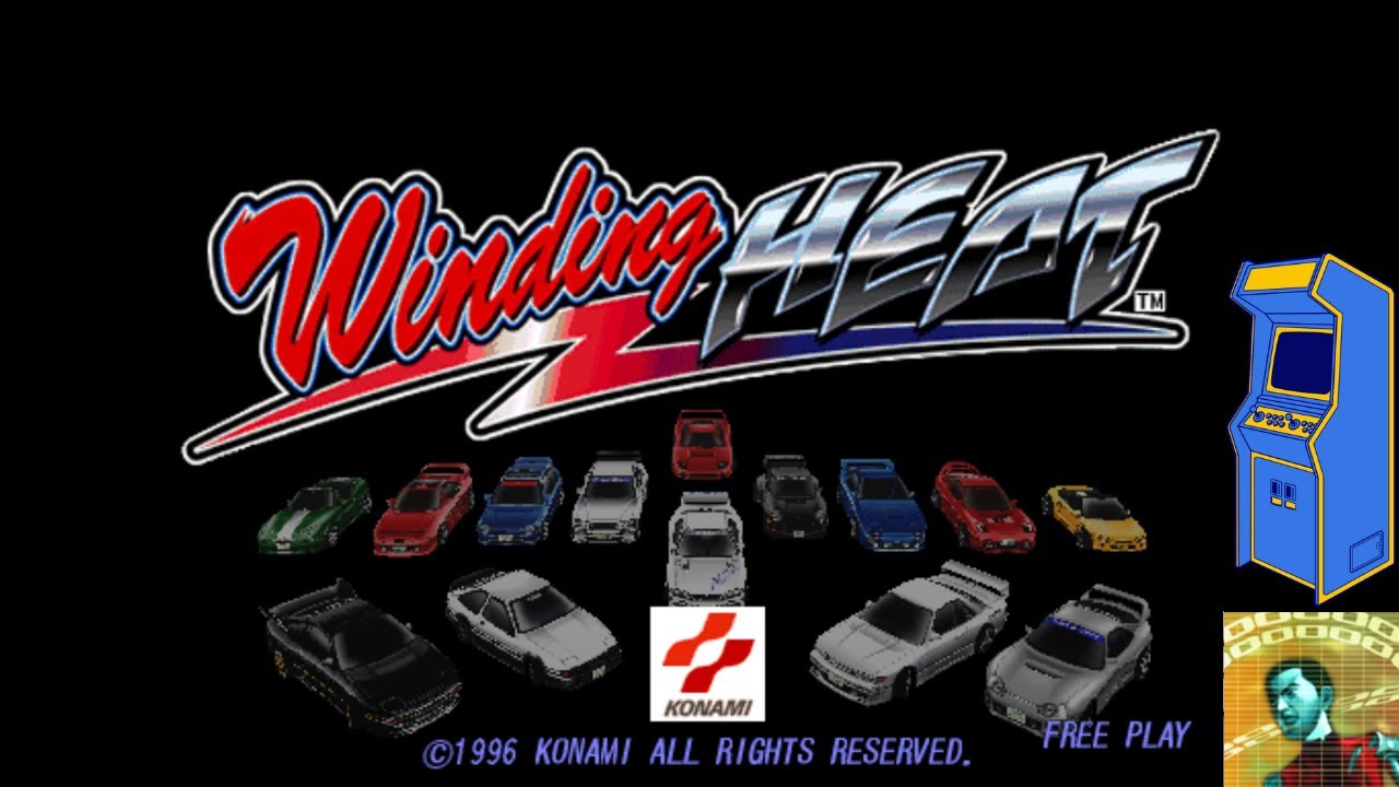 Winding Heat (Konami, 1996) arcade game review