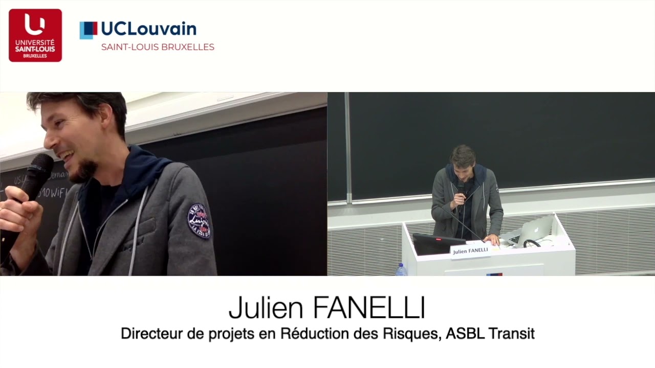Julien Fanelli - Directeur de projets en Réductions des Risques à l'ASBL Transit (15/10/2021, USL-B)