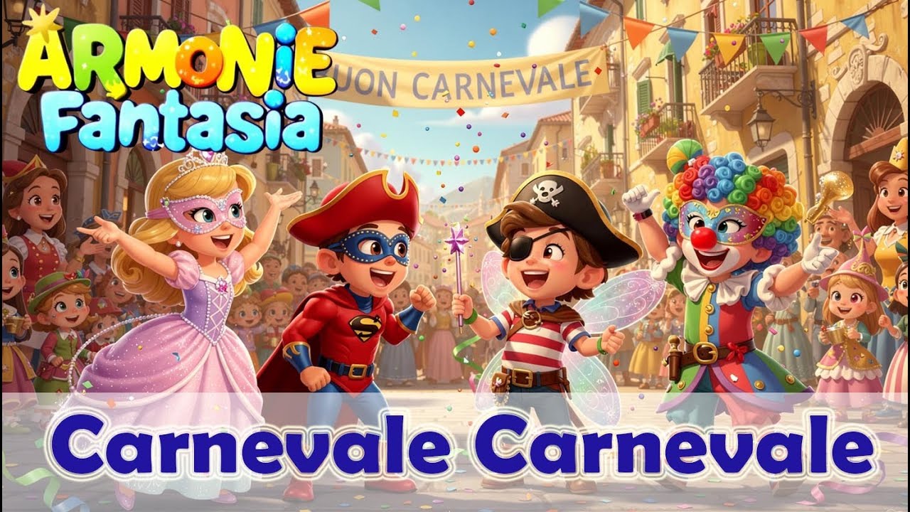 Carnevale Carnevale | Canzone di Carnevale per Bambini | Armonie Fantasia