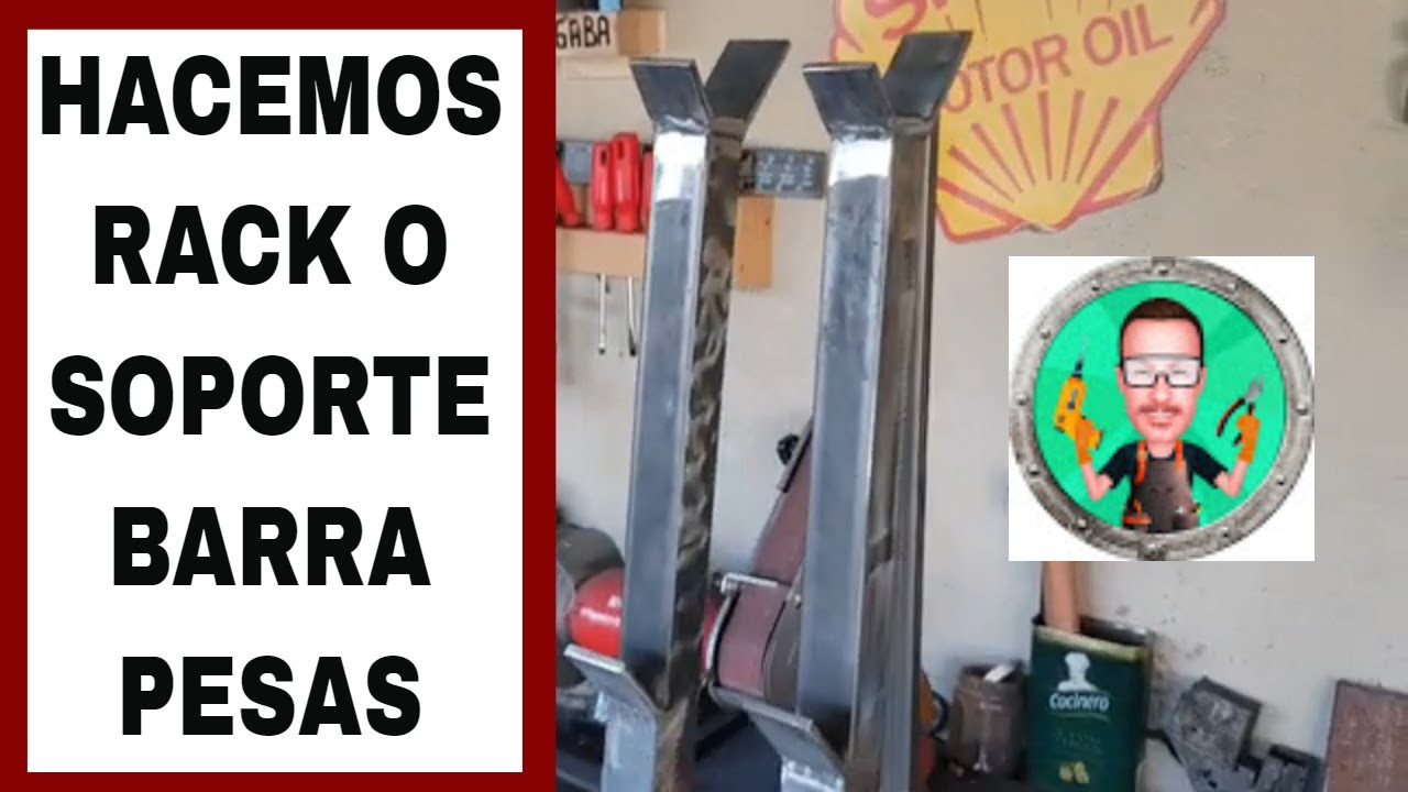 🏋️‍♂️Como hacer un rack para pesas💪