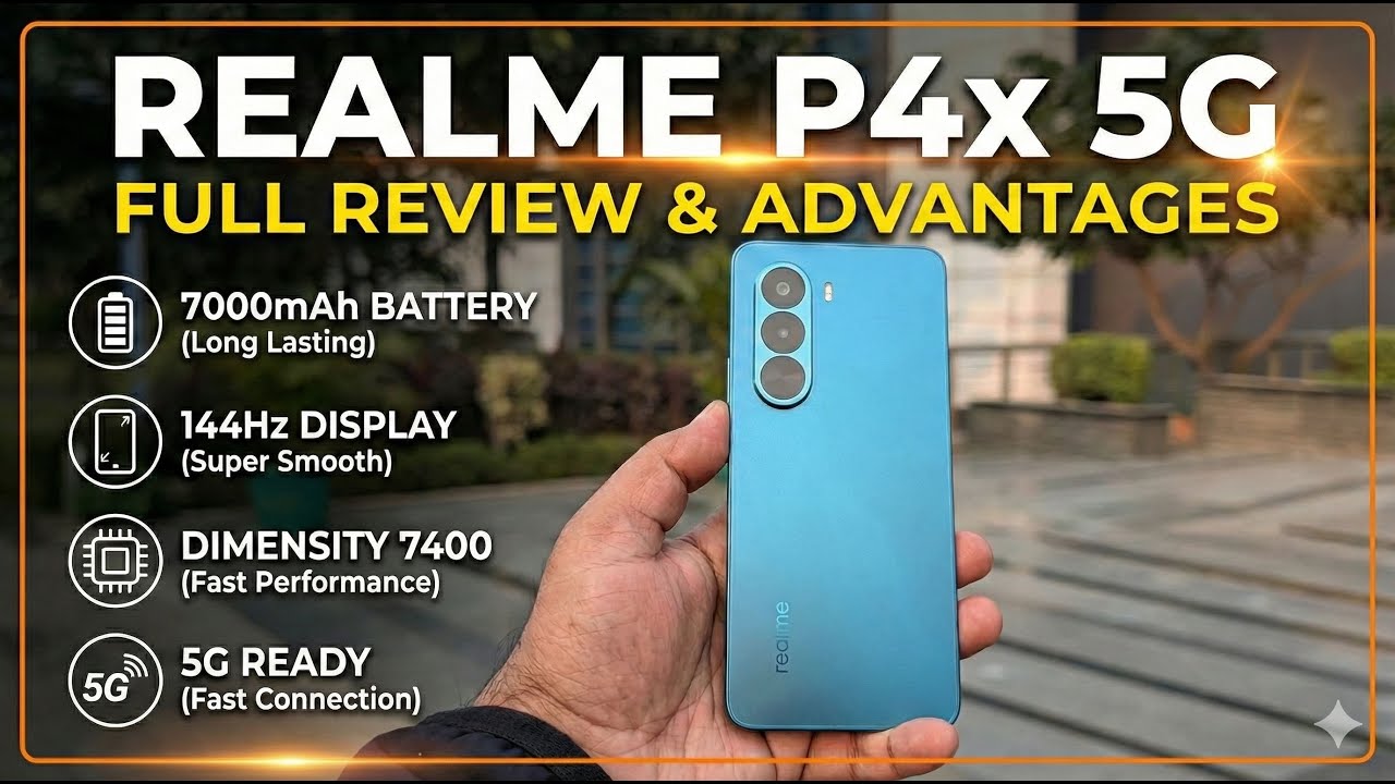 Realme P4x 5G Review; Dimensity 7400 Powerhouse with 2 Day Battery Life
