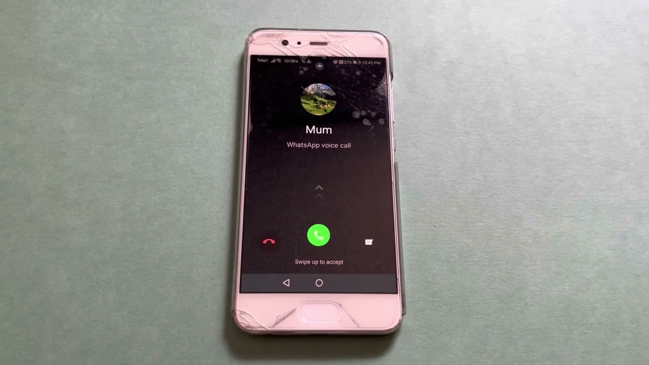 Huawei P10 WhatsApp incomming call