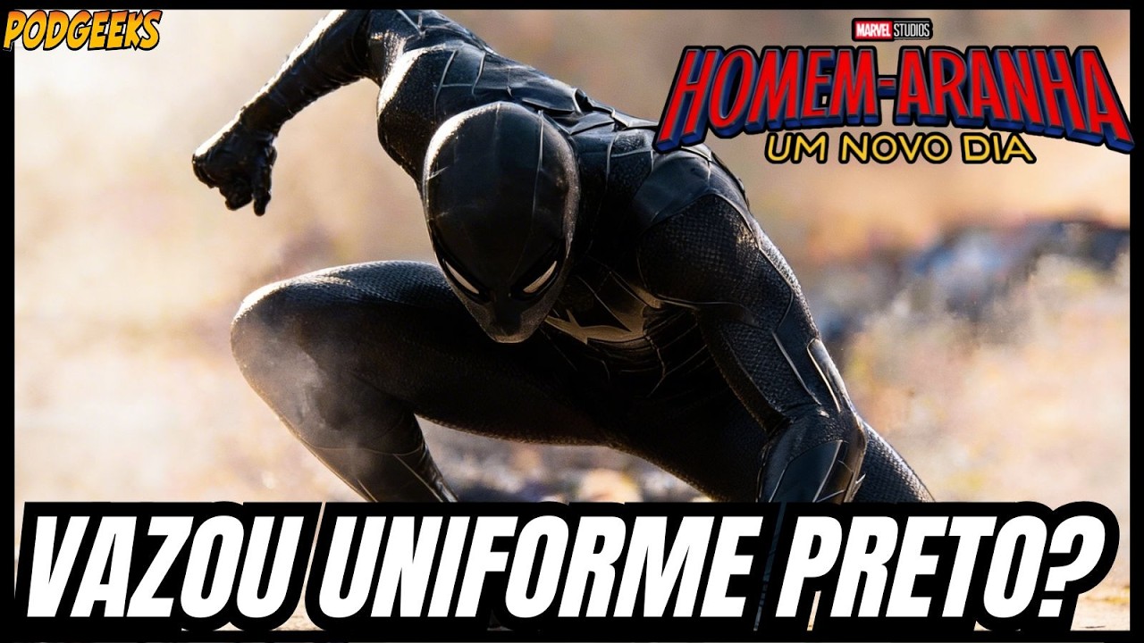 VAZOU IMAGEM HOMEM-ARANHA UNIFORME PRETO EM HOMEM-ARANHA 4 UM NOVO DIA?