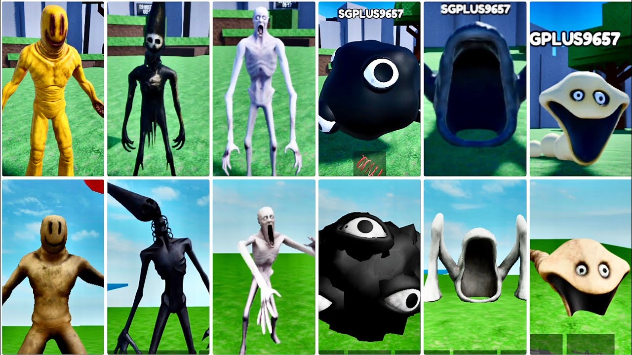 SCP MORPH Vs BACKROOMS MORPHS Showcase Gameplay 