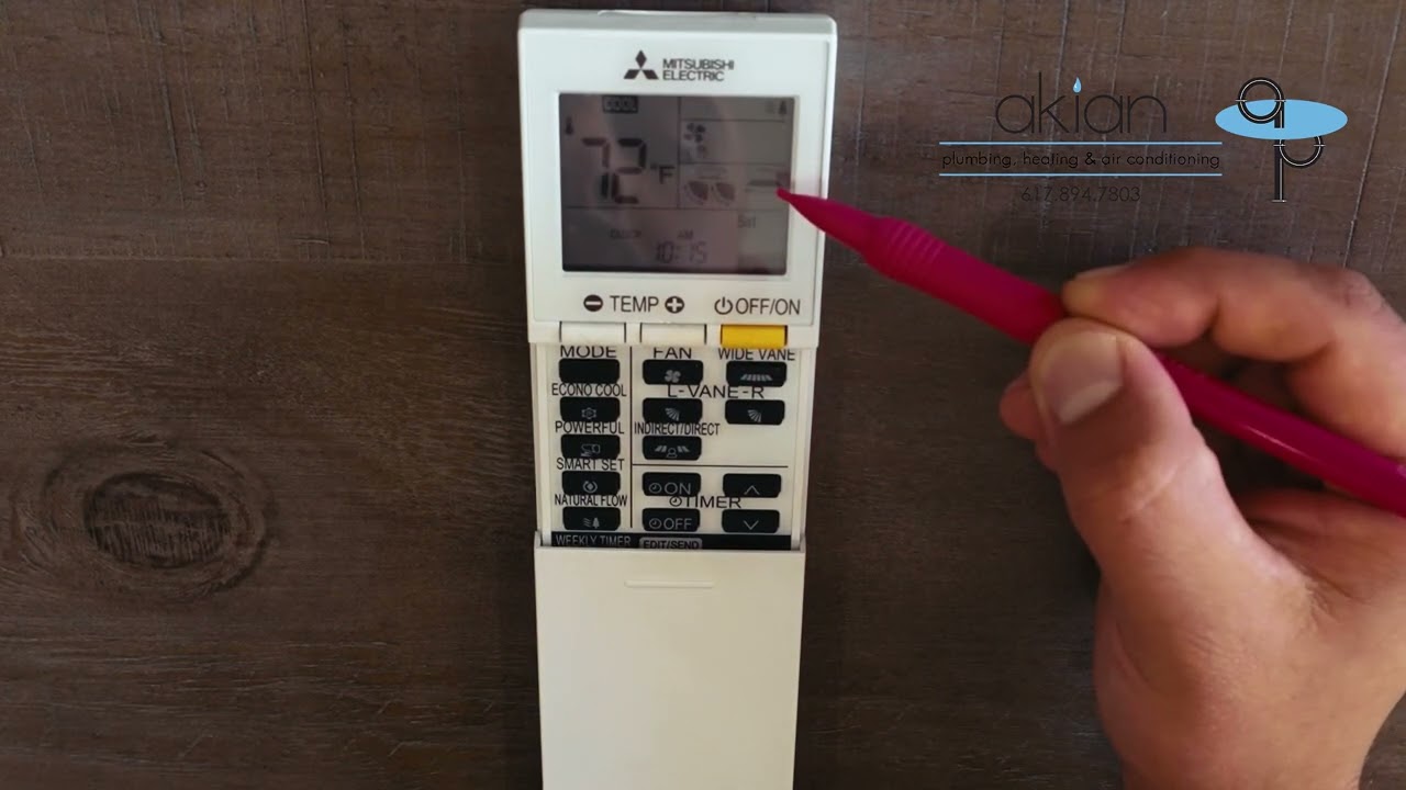 Ductless Mitsubishi Mini Split Heat Pump Controller Tutorial!