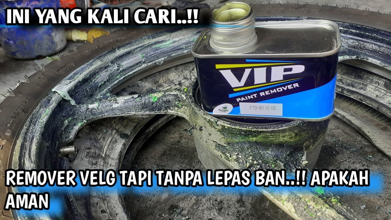 REMOVER VELG MOTOR TANPA LEPAS BAN..!! CARA IRIT REMOVER DAN AMAN