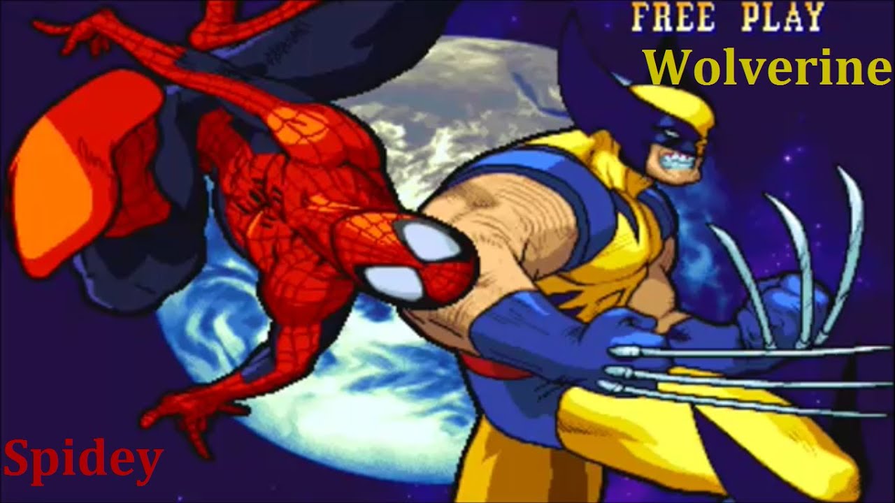 Marvel vs Capcom - Spider-Man and Wolverine