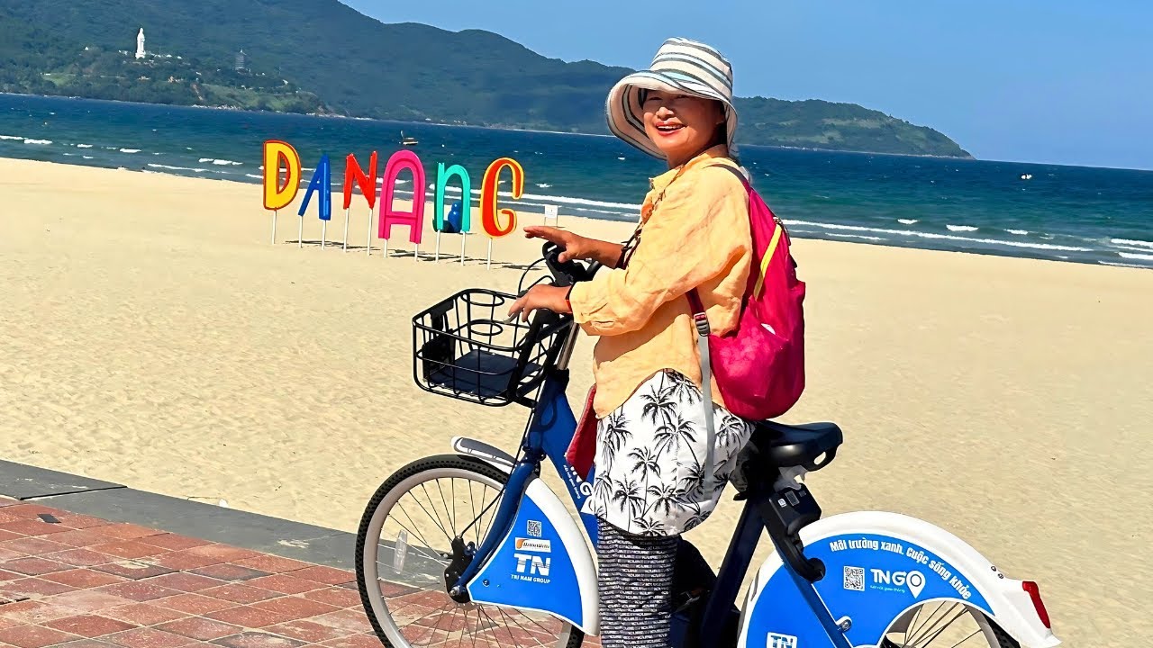 ダナンでロングステイ中の69歳(女)の日常 | レンタル自転車で5つ星ルーフトップへ