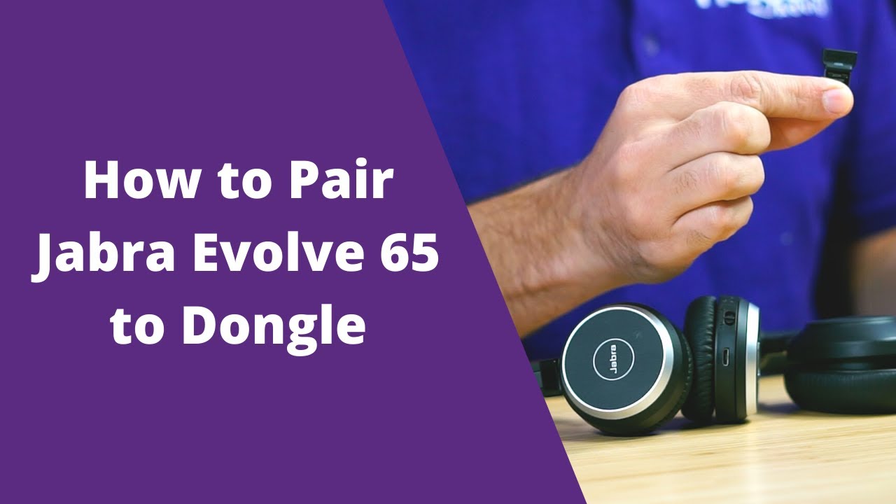 Как подключить Jabra Evolve 65 к USB-адаптеру Link 370
