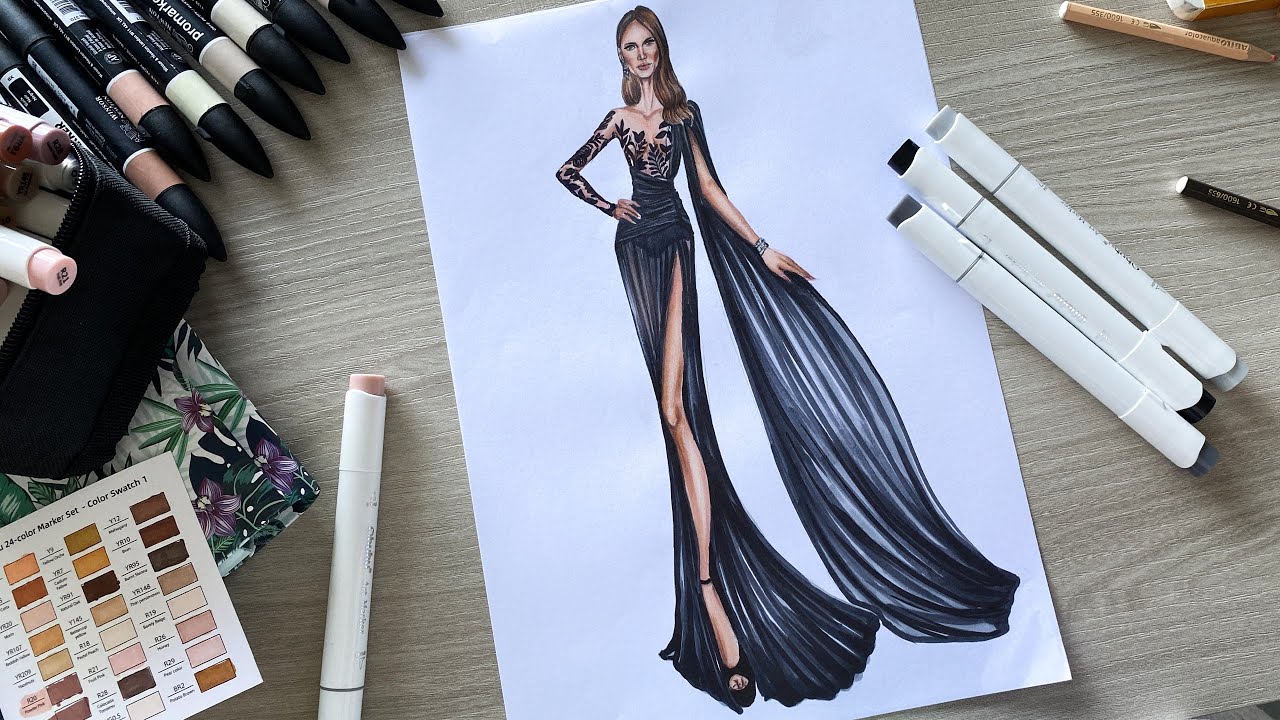 Fashion illustration - Disegnare un figurino moda da zero - Trucchi e consigli!