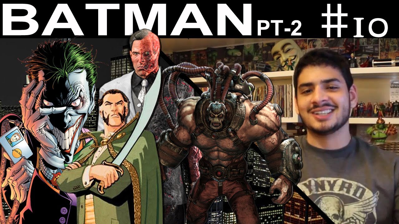 CeteraComics #10 - Batman - Coringa, Duas Caras, Bane, Ra's Al Ghul (parte 2)
