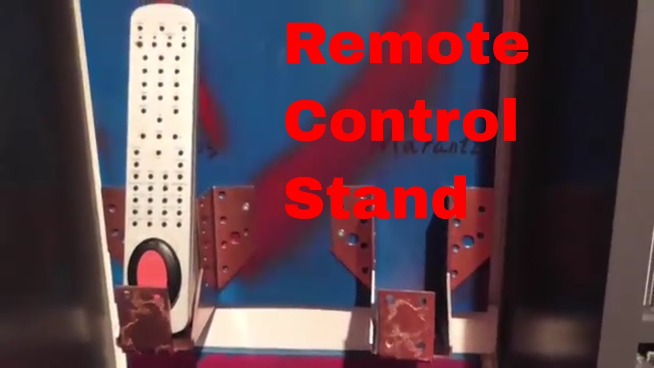 How to make a remote control stand (diy)