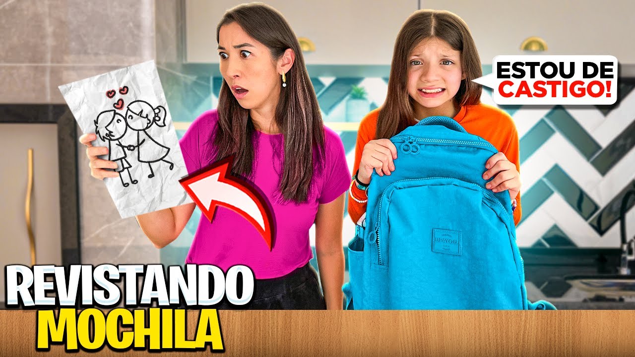 INVESTIGAMOS A MOCHILA DA ESCOLA DA ISA ★ FAMÍLIA MASUDINHA ★