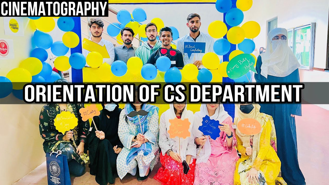 Orientation of CS Department | Official Video | Fahad Yaseen