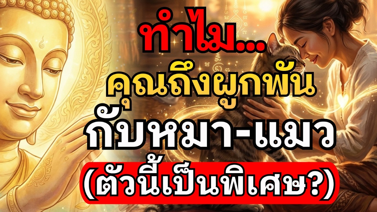 รักมาก...หมา-แมว ไม่ใช่ บังเอิญ แต่คือสัญญาข้ามภพ! บทเรียนแห่งรักไร้เงื่อนไขที่ส่งต่อมาถึงปัจจุบัน