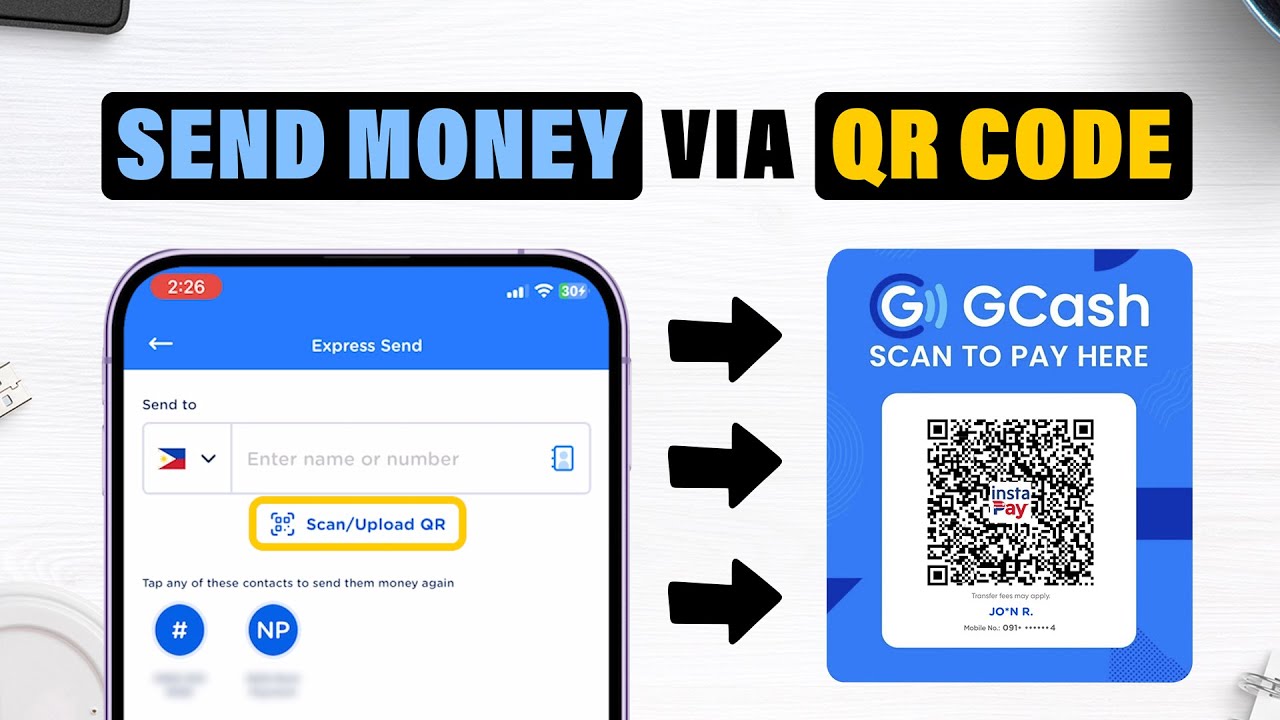 How to Send money in Gcash using QR Code | Quick and Easy