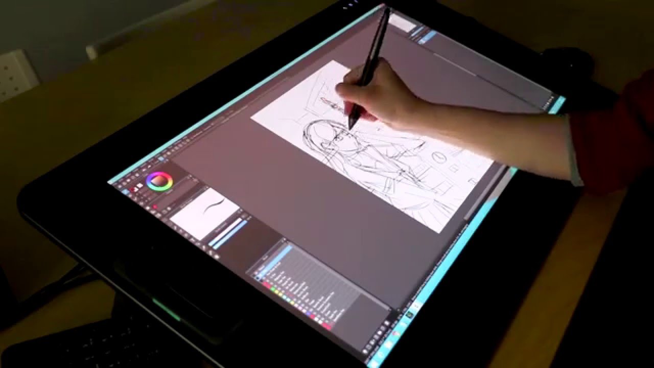 Creating Comics in MediBang Pro on a Cintiq 27QHD Touch