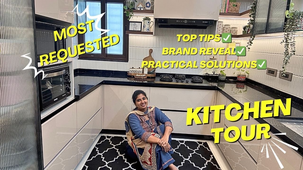தமிழில்: My Functional Modular Kitchen 🏚️| Indian Kitchen Tour Tamil 🍳