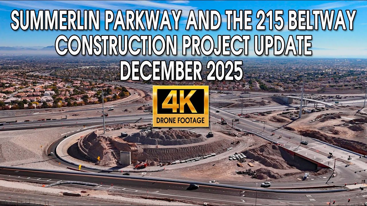 Обновление проекта строительства Summerlin Parkway и кольцевой дороги 215 за декабрь 2025 г.