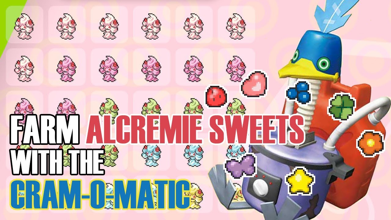 How to efficiently farm for Alcremie Sweets with the Cram-o-matic in Pok&eacute;mon Sword and Shield