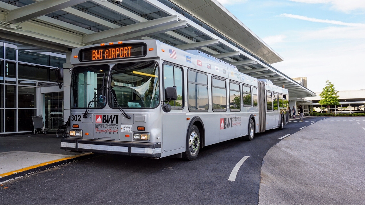 BWI Rental Car Shuttle 2002 New Flyer D60LF #302