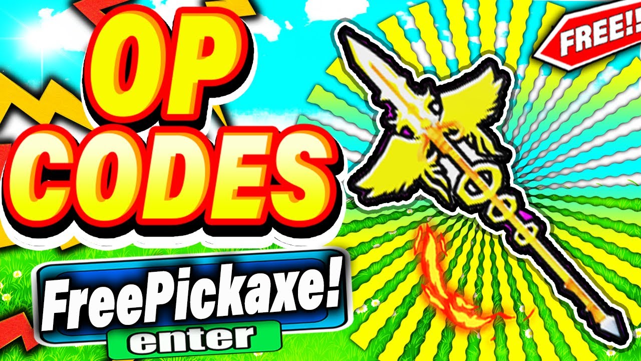 ALL NEW *SECRET CODES* IN ROBLOX PICKAXE MINING SIMULATOR(codes in roblox Pickaxe Mining Simulator)