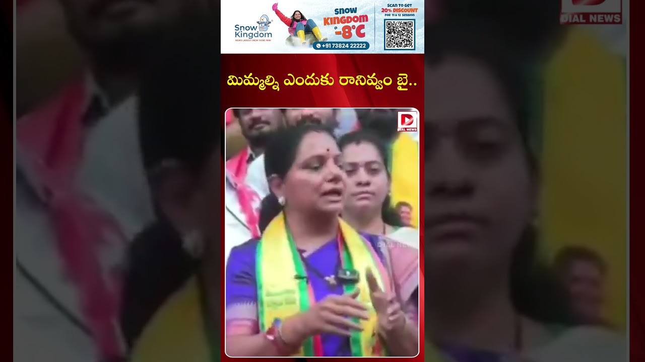 మిమ్మల్ని ఎందుకు రానివ్వం బై | Kavitha Power Full Counter TO Pawan | Dial News