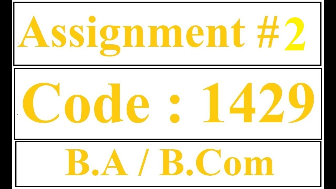 AIOU Solved Assignment No 2 Code 1429 spring 2021 | Baloch Academy